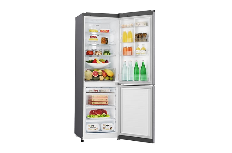 LG 318L Bottom Freezer 2 Doors Refrigerator with Inverter Linear Compressor, GC-B419SLQZ