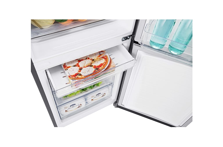 LG 318L Bottom Freezer 2 Doors Refrigerator with Inverter Linear Compressor, GC-B419SLQZ