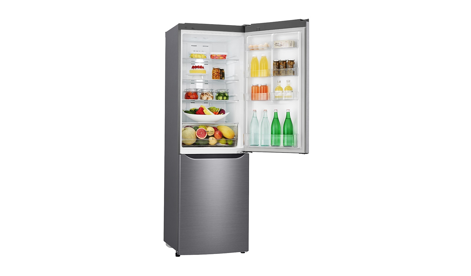 LG 318L Bottom Freezer 2 Doors Refrigerator with Inverter Linear Compressor, GC-B419SLQZ