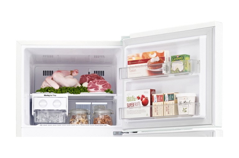 LG 184L Top Freezer 2 Doors Refrigerator with Smart Inverter Compressor, GN-B202SLCL