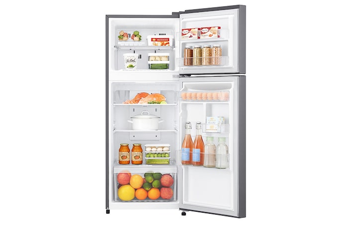LG 184L Top Freezer 2 Doors Refrigerator with Smart Inverter Compressor, GN-B202SQBB