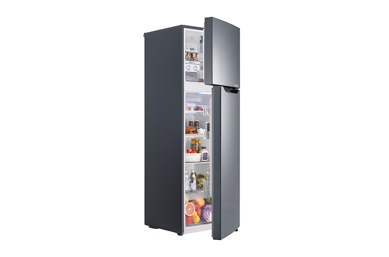 LG 210L Top Freezer 2 Doors Refrigerator with Smart Inverter Compressor, GN-B222SLCL