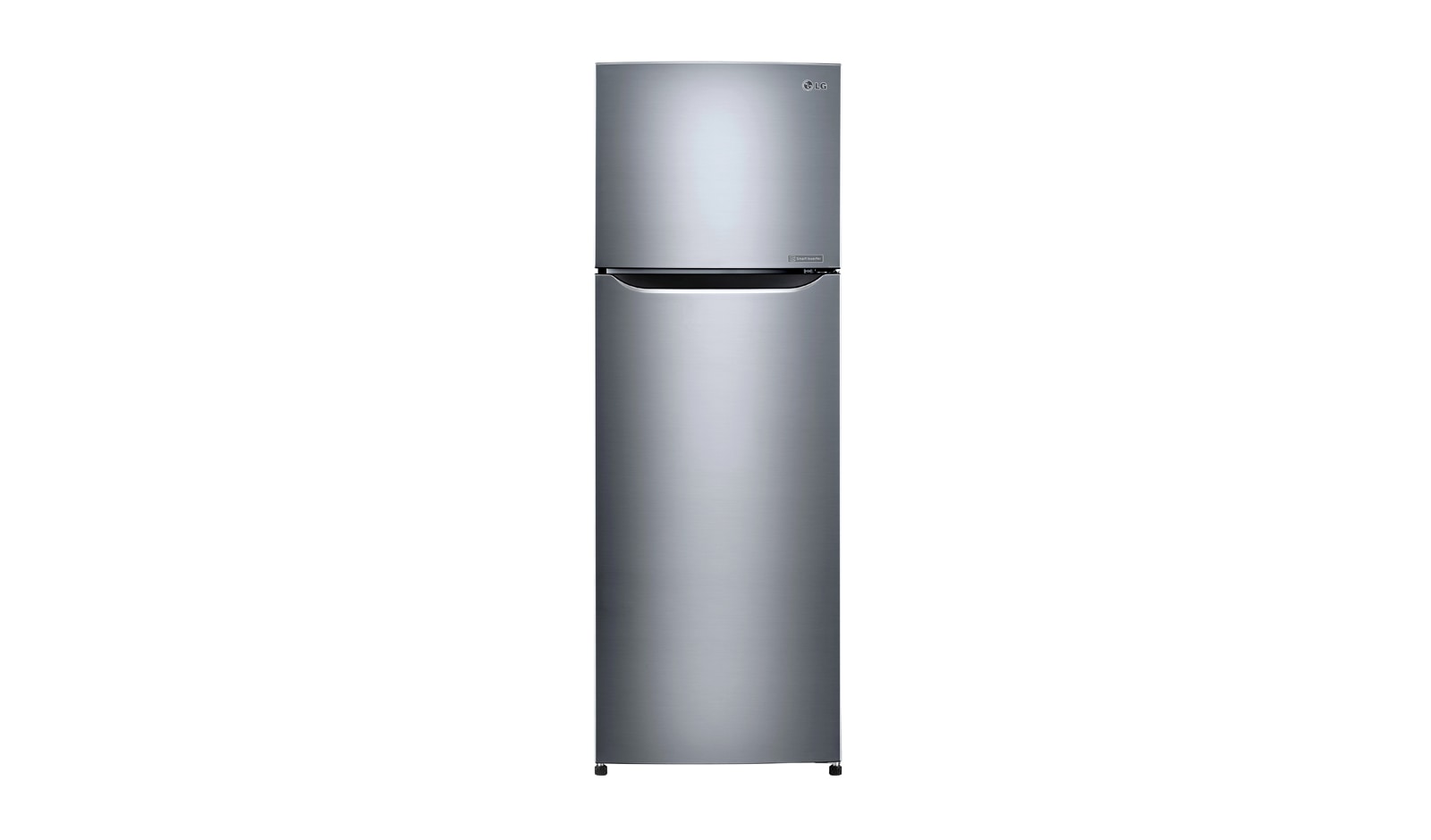 Front view of 255L Top Freezer 2 Doors Refrigerator with Smart Inverter Compressor GN-B272SLCL