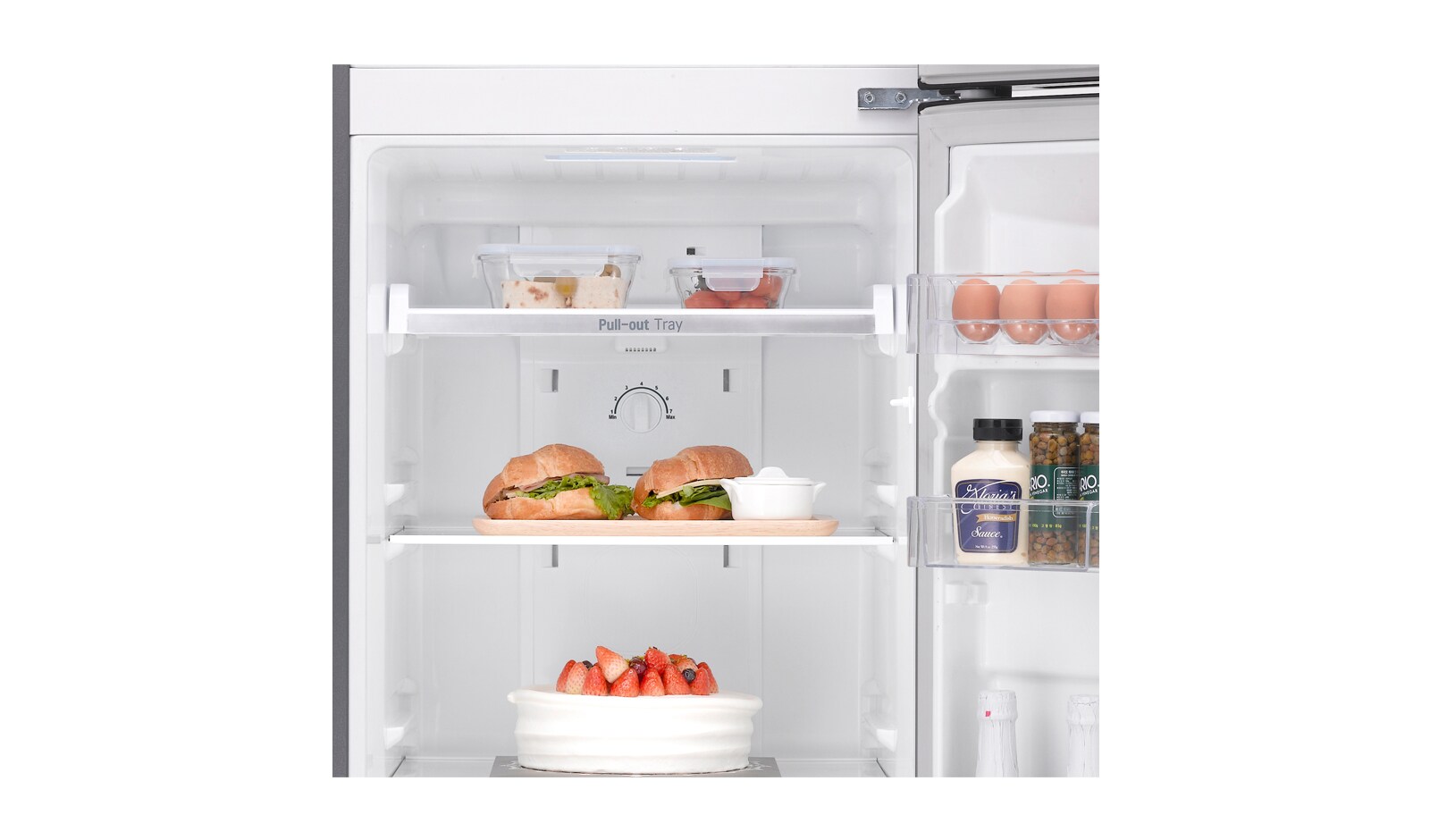 LG 255L Top Freezer 2 Doors Refrigerator with Smart Inverter Compressor, GN-B272SLCL