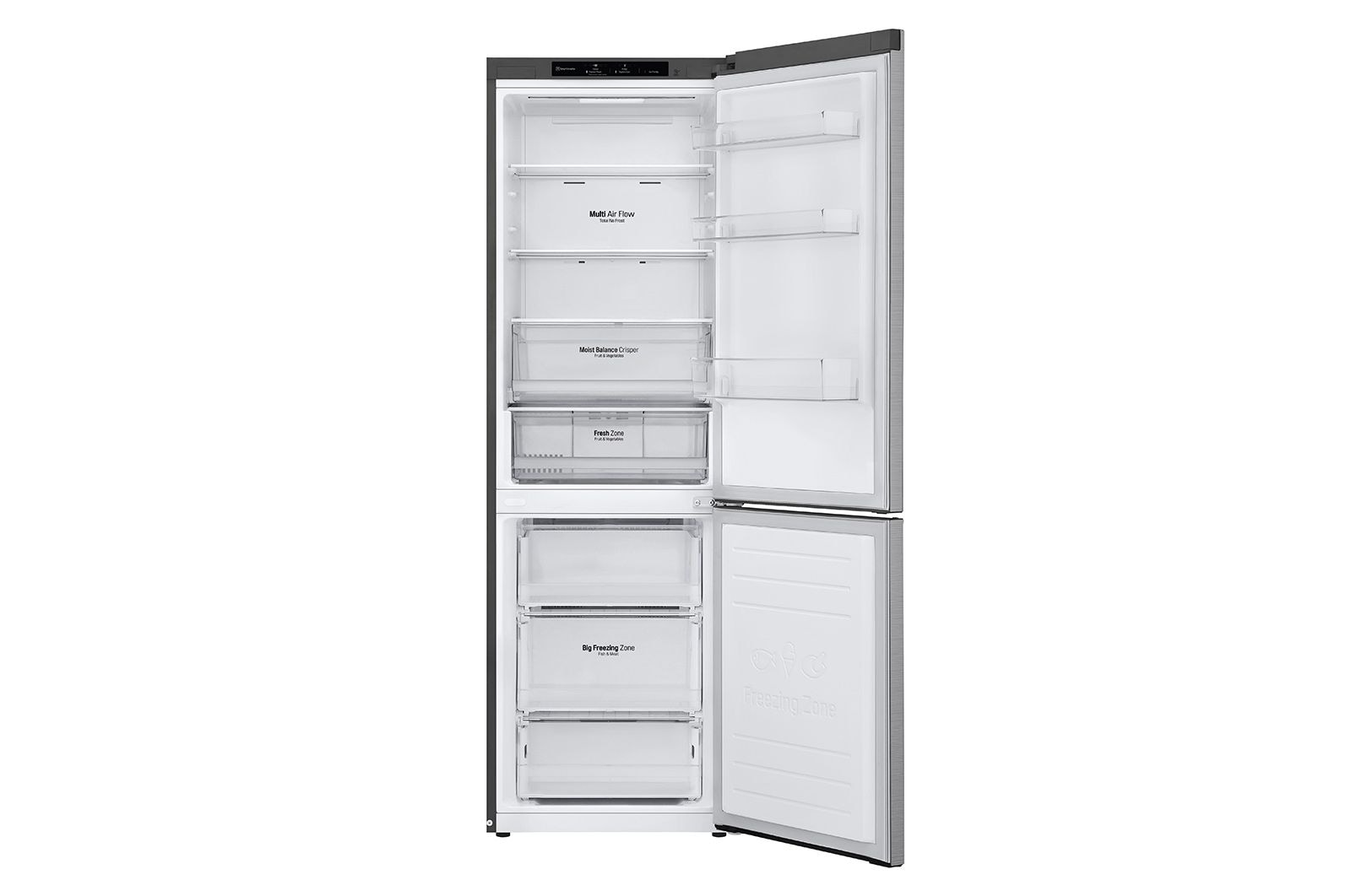LG 341L Bottom Freezer 2 Doors Refrigerator with Smart Inverter Compressor, M341S13