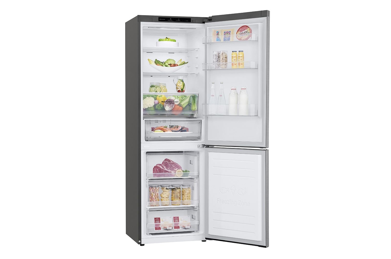 LG 341L Bottom Freezer 2 Doors Refrigerator with Smart Inverter Compressor, M341S13