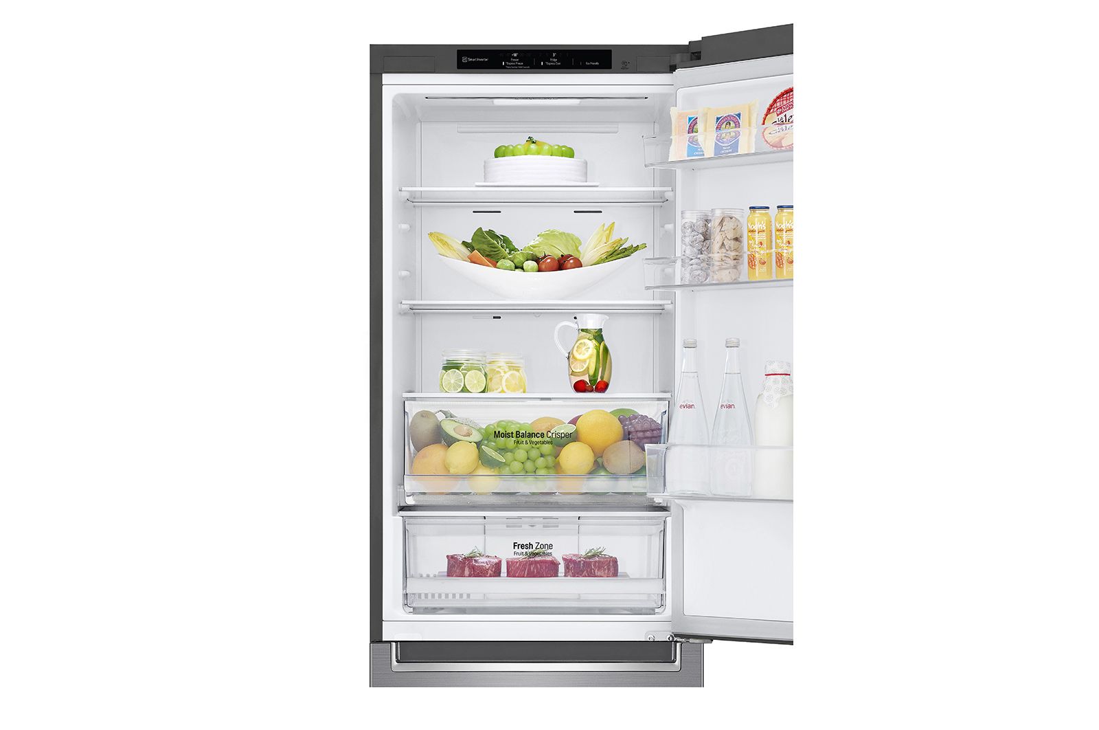 LG 341L Bottom Freezer 2 Doors Refrigerator with Smart Inverter Compressor, M341S13
