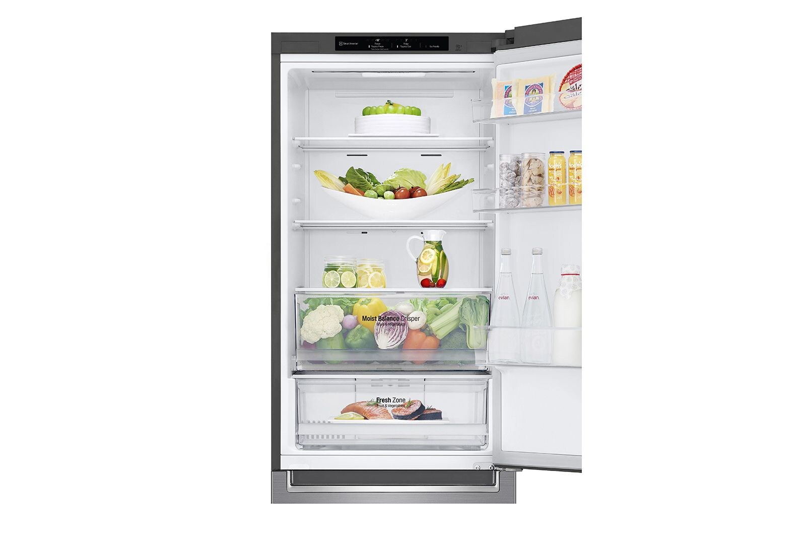 LG 341L Bottom Freezer 2 Doors Refrigerator with Smart Inverter Compressor, M341S13