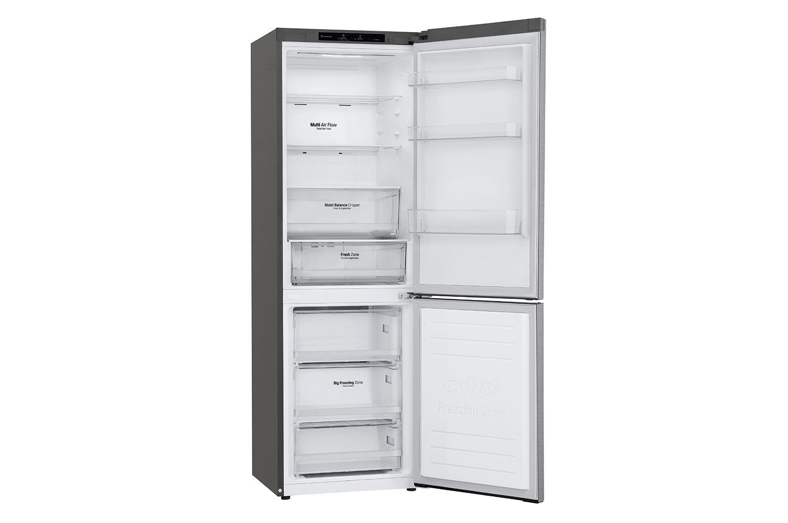LG 341L Bottom Freezer 2 Doors Refrigerator with Smart Inverter Compressor, M341S13