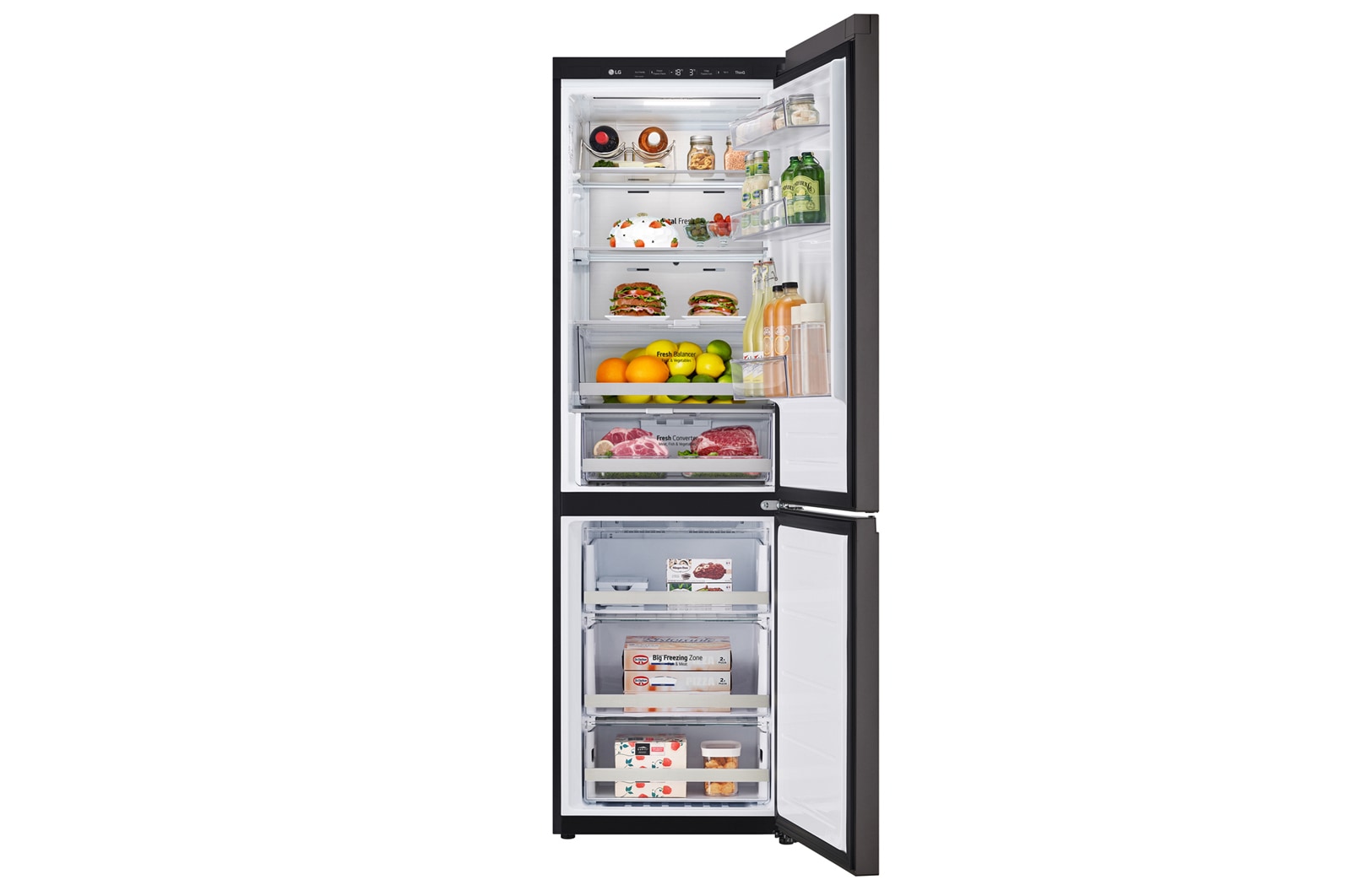 LG 344L Bottom Freezer Refrigerator - M342BE17, M342BE17