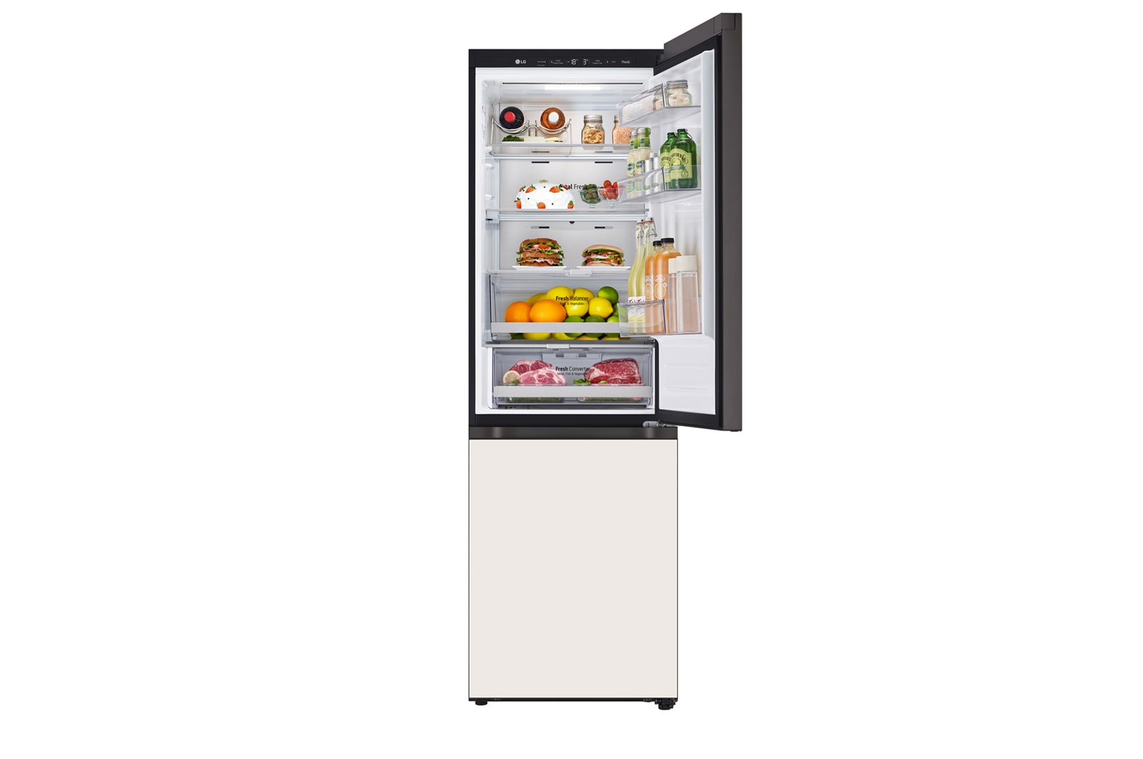 LG 344L Bottom Freezer Refrigerator - M342BE17, M342BE17