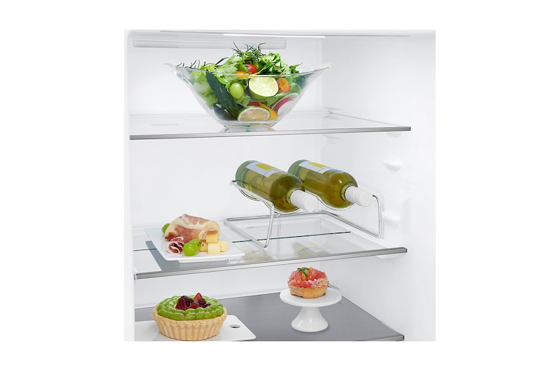 LG 341L Bottom Freezer 2 Doors Refrigerator with Inverter Linear Compressor, M458MCB