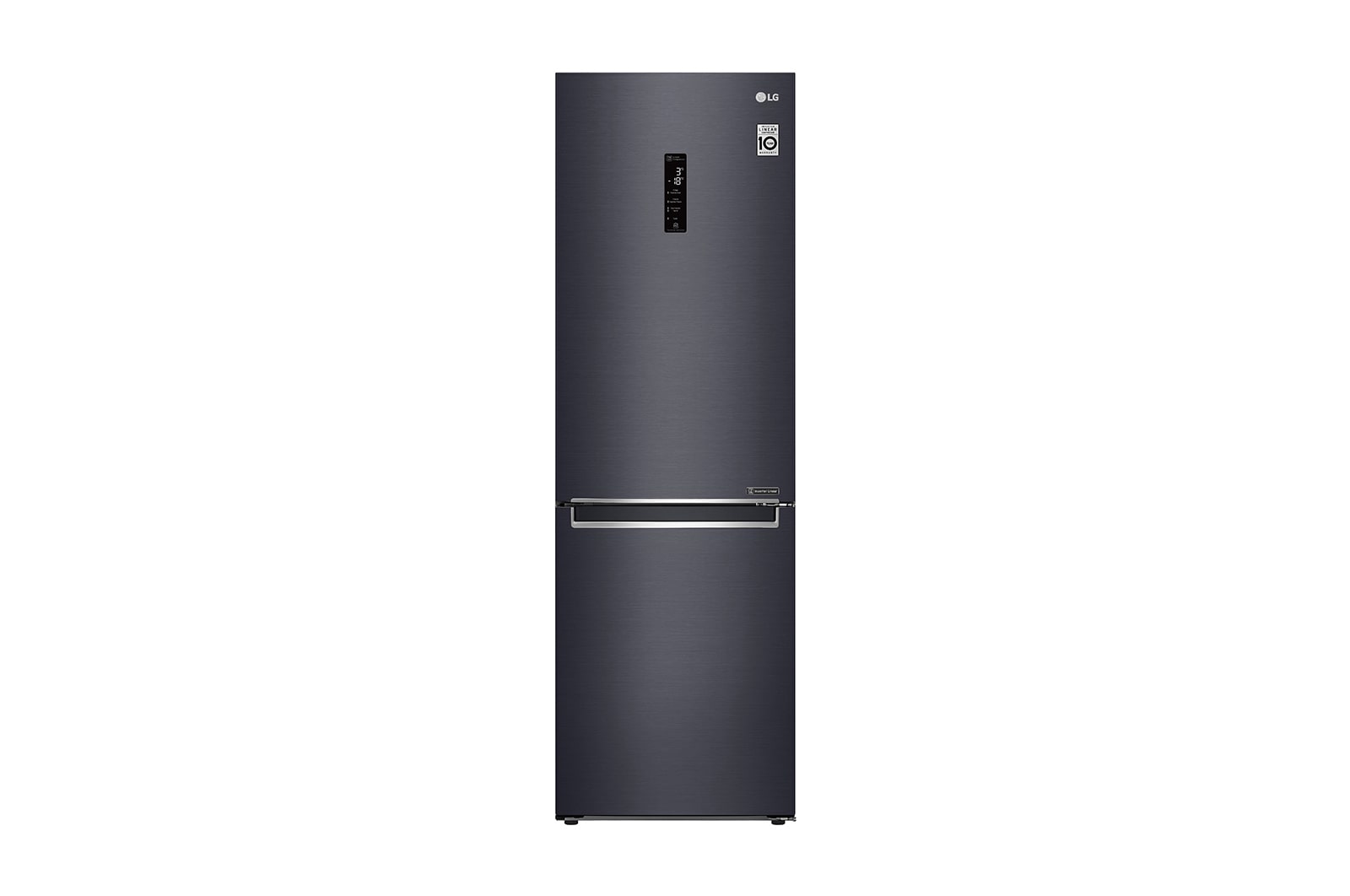 Front view of 341L Bottom Freezer 2 Doors Refrigerator with Inverter Linear Compressor M458MCB