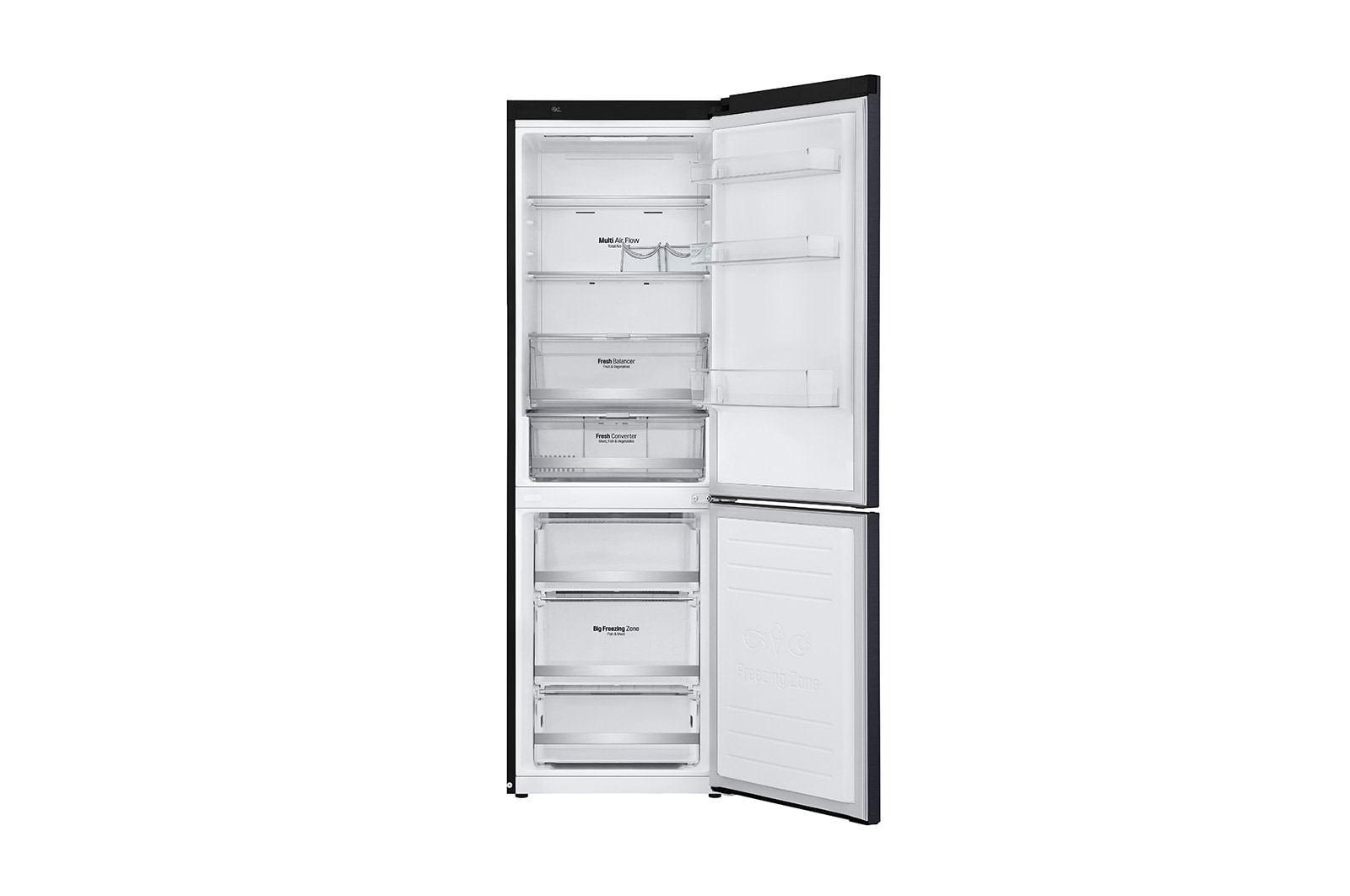 LG 341L Bottom Freezer 2 Doors Refrigerator with Inverter Linear Compressor, M458MCB