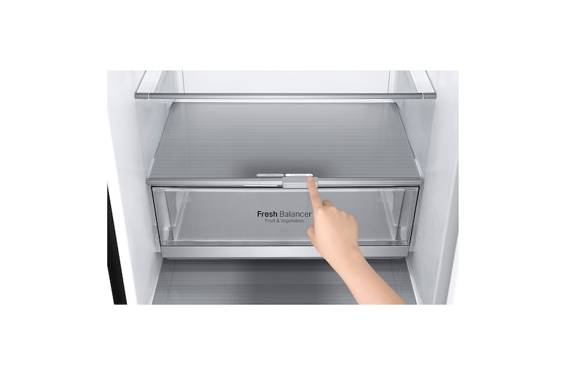 LG 341L Bottom Freezer 2 Doors Refrigerator with Inverter Linear Compressor, M458MCB