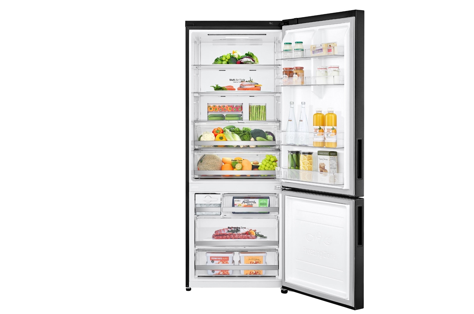 LG 451L Bottom Freezer 2 Doors Refrigerator with Smart Inverter Compressor , M461MC19