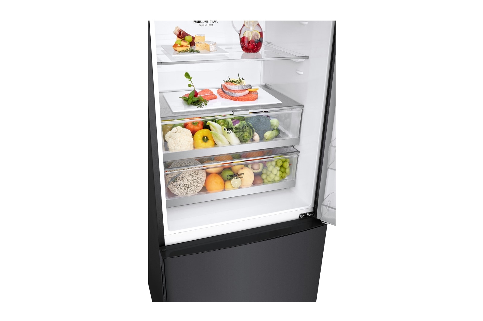 LG 451L Bottom Freezer 2 Doors Refrigerator with Smart Inverter Compressor , M461MC19