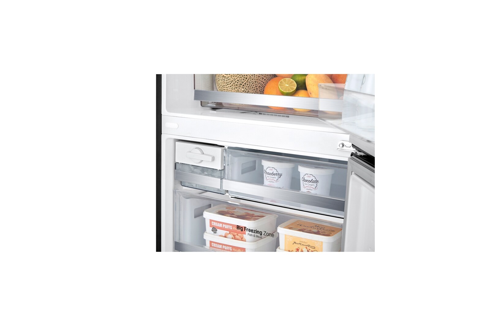 LG 451L Bottom Freezer 2 Doors Refrigerator with Smart Inverter Compressor , M461MC19