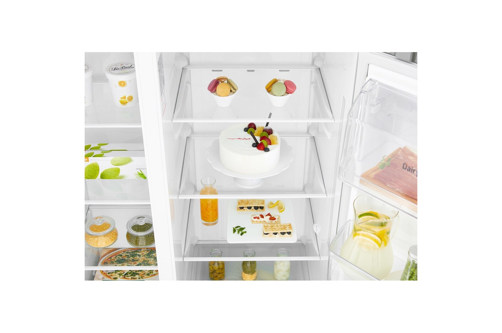 LG 626L Side By Side Refrigerator with Inverter Linear Compressor, S640S12A