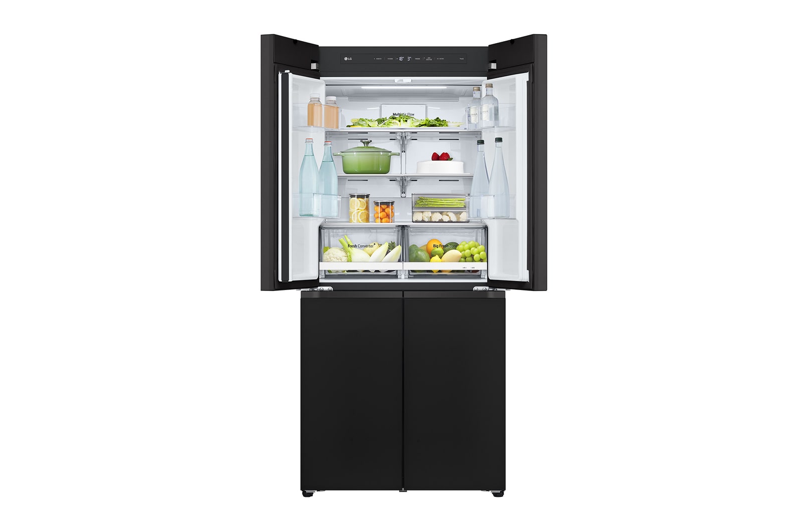 front bottom open food