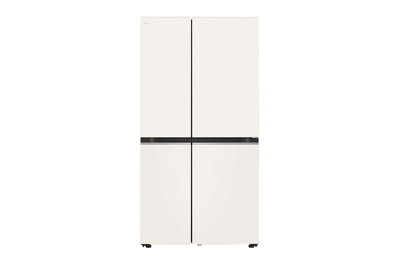 Front view of 647L Side By Side Refrigerator with Smart Inverter Compressor, S654MEEMFX