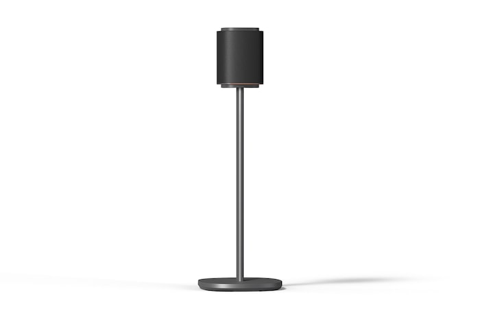 side view of Sound Suite M5 with stand