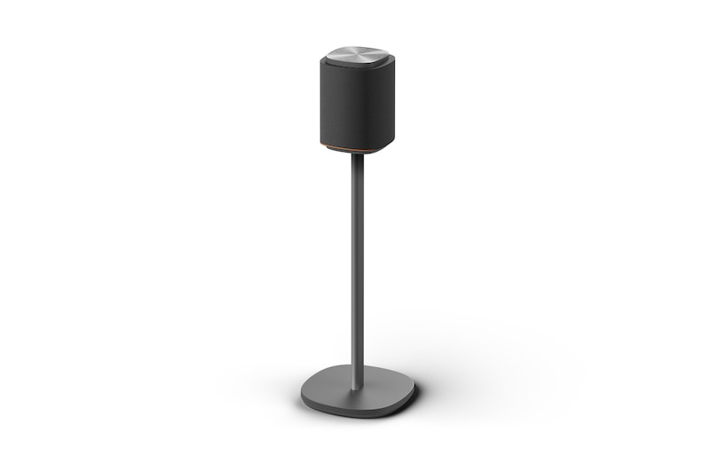 side view of Sound Suite M7 with floor stand