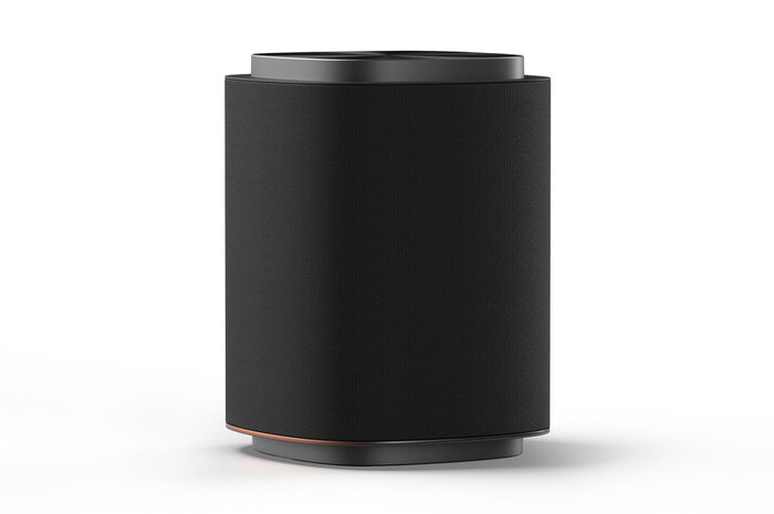 side view of Sound Suite M7 from right