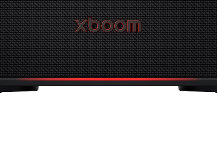 front view of xboom Bounce with logo close-up