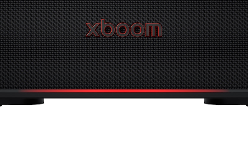 front view of xboom Bounce with logo close-up