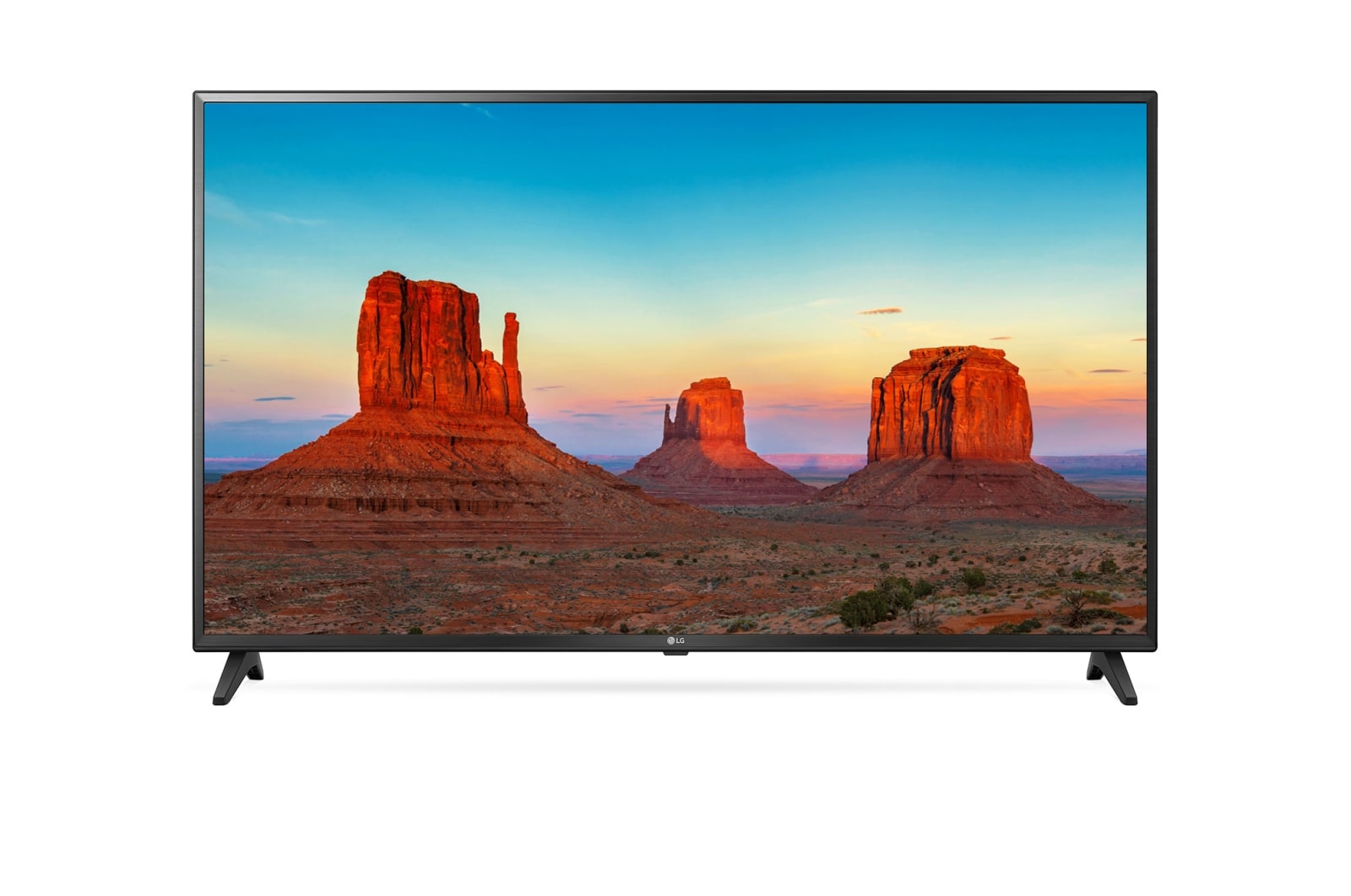 Front view of UHD TV UK6200 43UK6200PCA