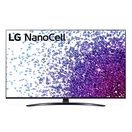 A front view of the LG NanoCell TV