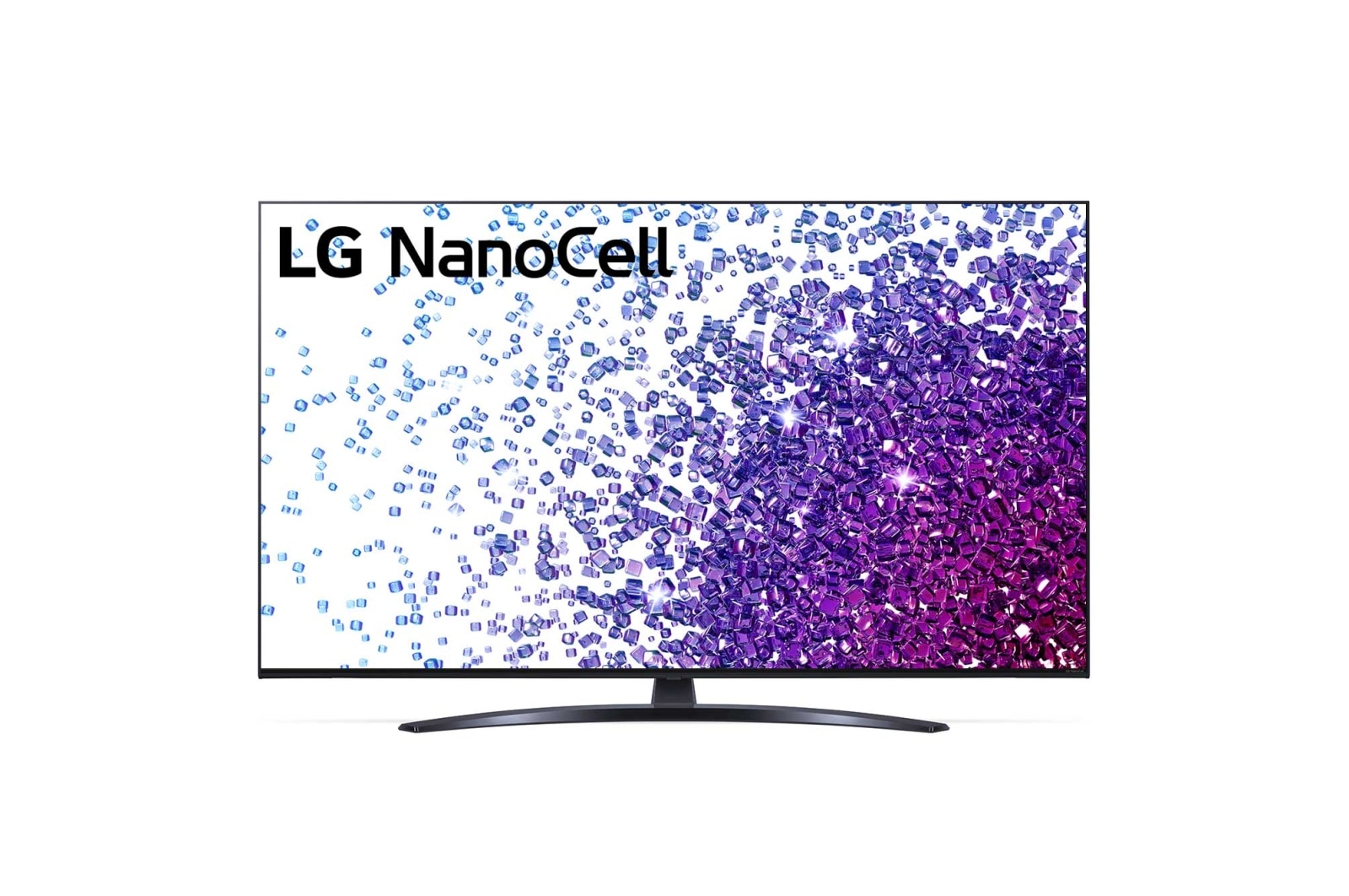 A front view of the LG NanoCell TV