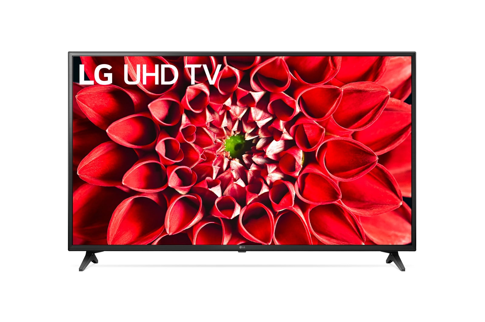 Front view of 55&#34; AI ThinQ LG UHD 4K TV - UN71 55UN7100PCA