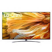 Front view of LG QNED91 65&#39;&#39; 4K Smart QNED MiniLED TV 65QNED91CPA