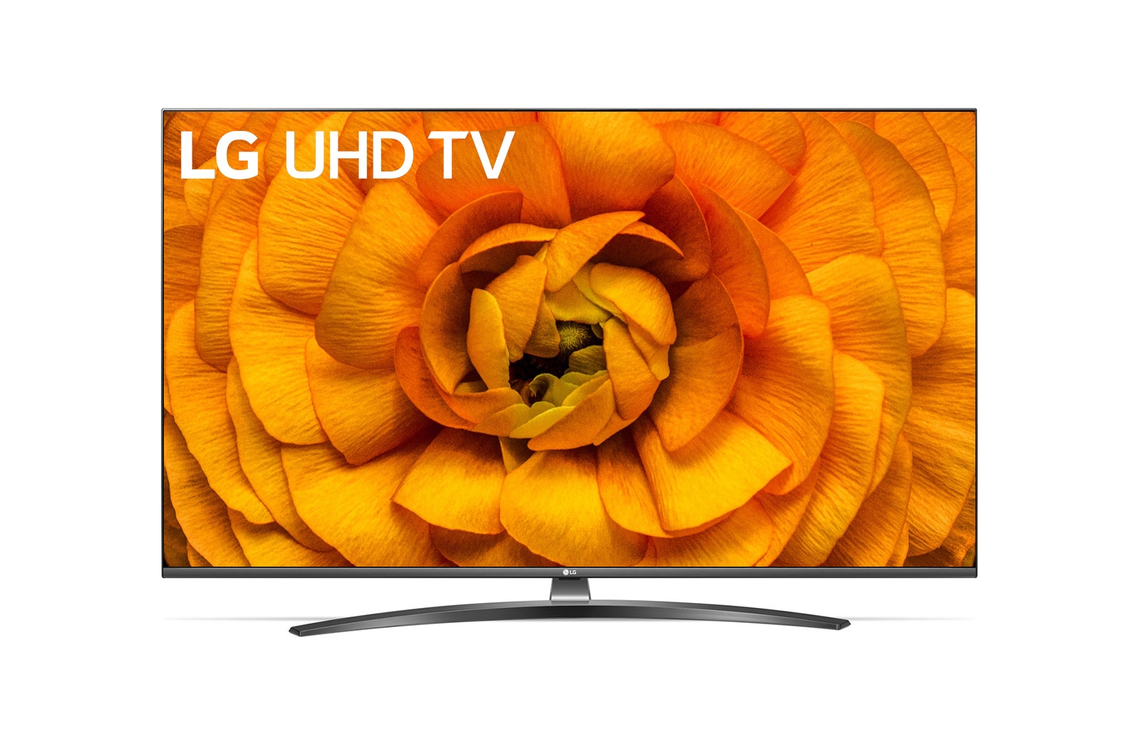 Front view of 65&#34; AI ThinQ LG UHD 4K TV - UN81 65UN8100PCA