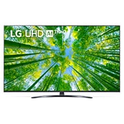 Front view of 55&#34; LG UHD 4K TV 55UQ8100PCB