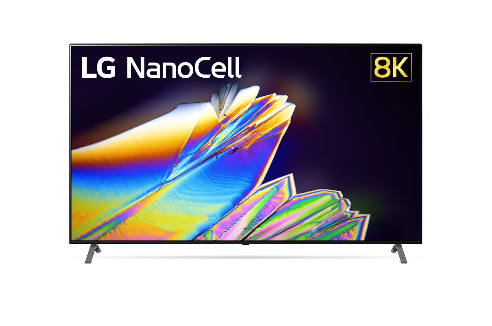 Front view of 75&#34; REAL 8K LG NanoCell TV - Nano95 75NANO95CNA