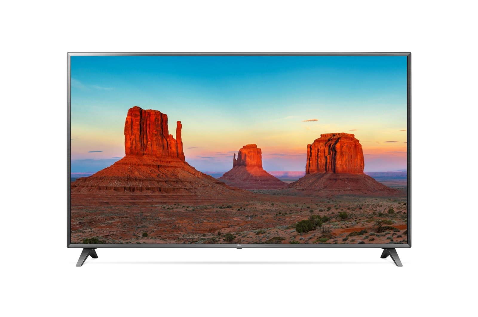 Front view of UHD TV UK6500 75UK6500PCB