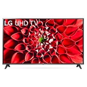 Front view of 75&#34; AI ThinQ LG UHD 4K TV - UN71 75UN7100PCC