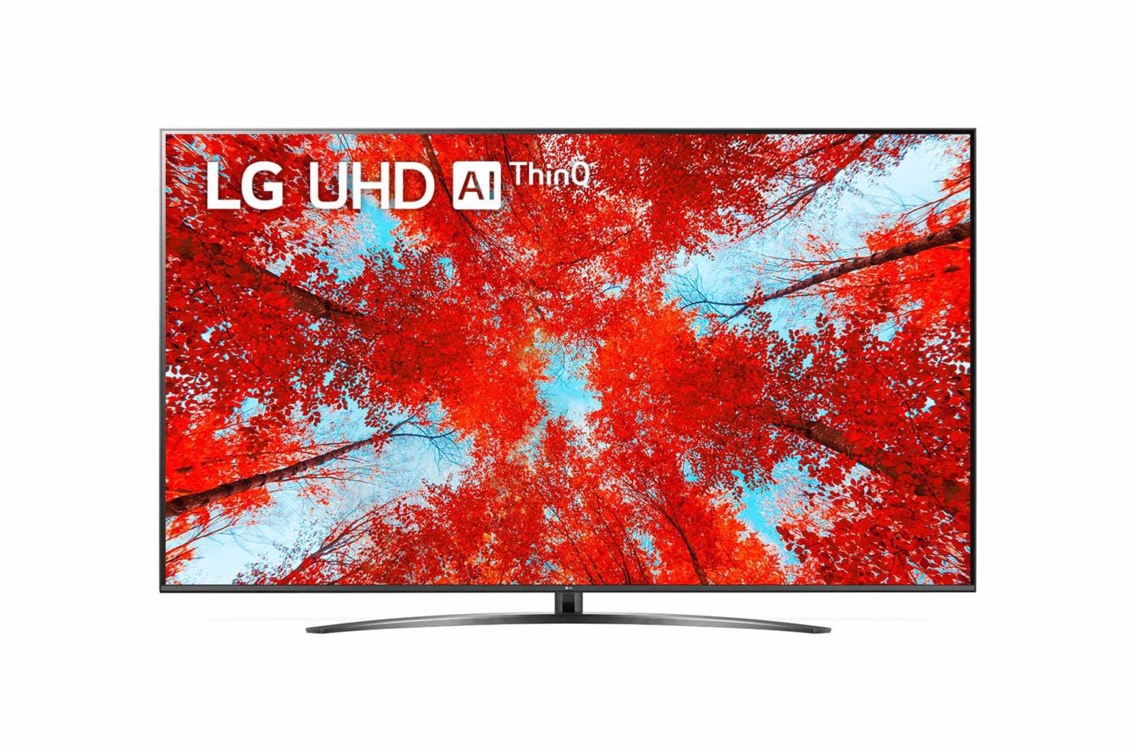 Front view of 75&#34; LG UHD 4K TV 75UQ9100PCD