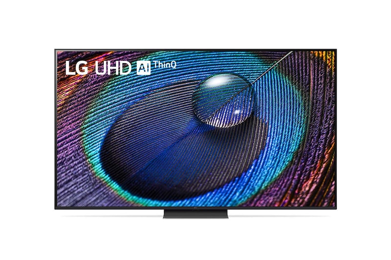Front view of 75" LG UHD 4K Smart TV - UR91 75UR9150PCK