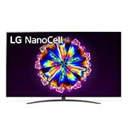Front view of 86&#34; AI ThinQ 4K LG NanoCell TV - Nano91 86NANO91CNA