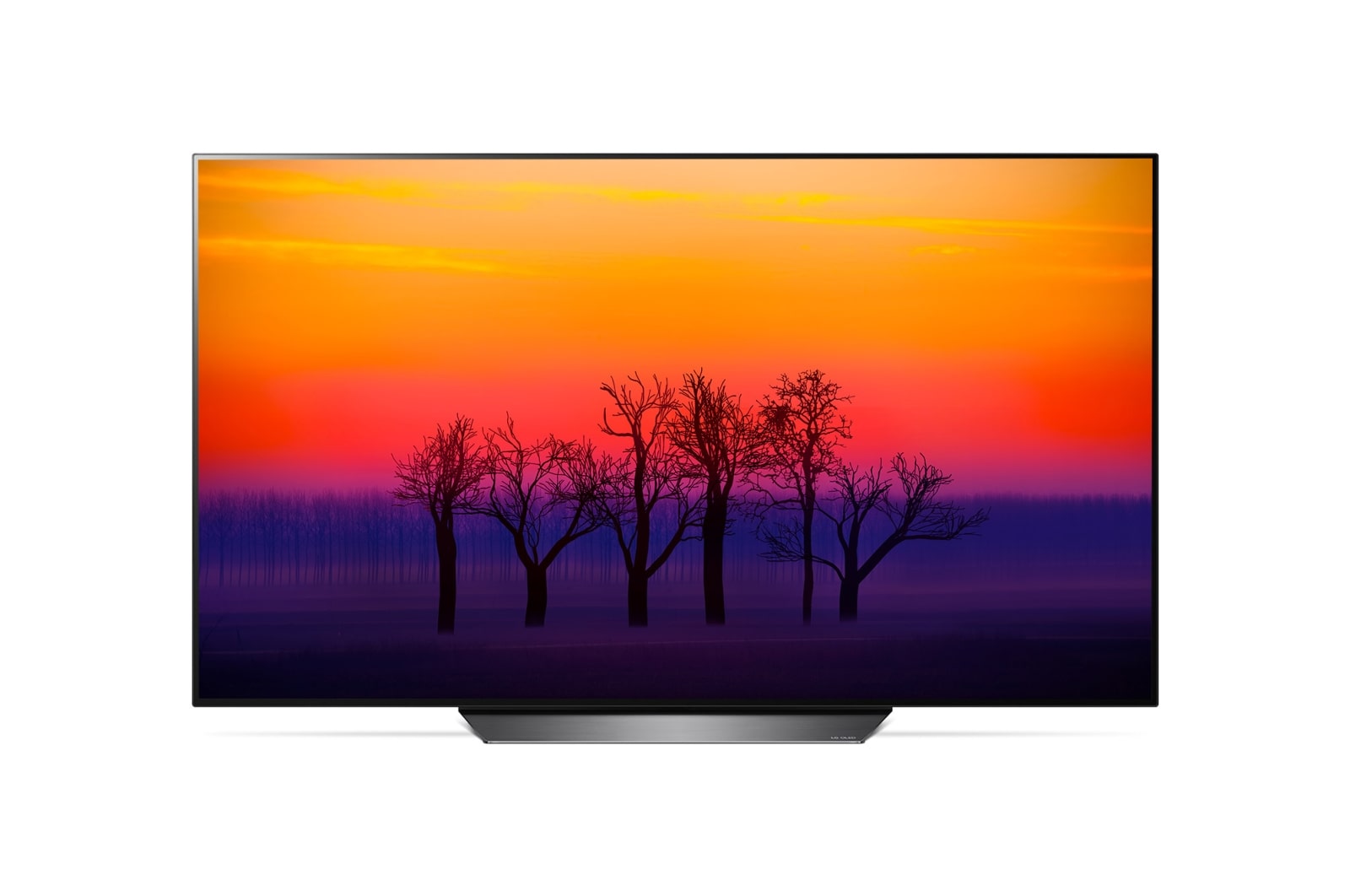 Front view of OLED TV B8 OLED55B8PCA