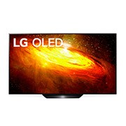 Front view of 55&#34; AI ThinQ 4K LG OLED TV BX  OLED55BXPCA