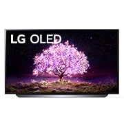 Front view of 55&#39;&#39; LG OLED TV C1 OLED55C1PCB