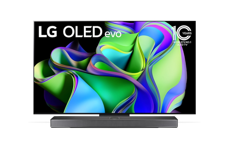 LG 55" LG OLED evo C3 4K Smart TV, OLED55C3PCA
