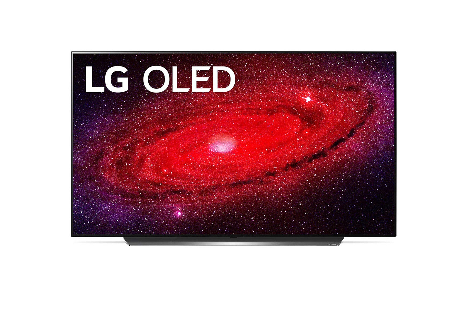 Front view of 55&#34; AI ThinQ 4K LG OLED TV CX OLED55CXPCA