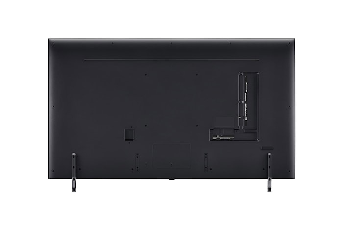 Rear view of LG QNED80 4K Smart TV