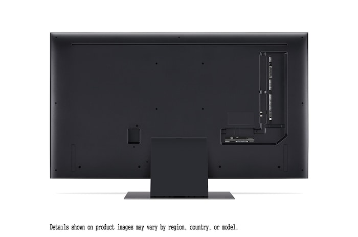 Rear view of LG QNED86 4K Smart TV